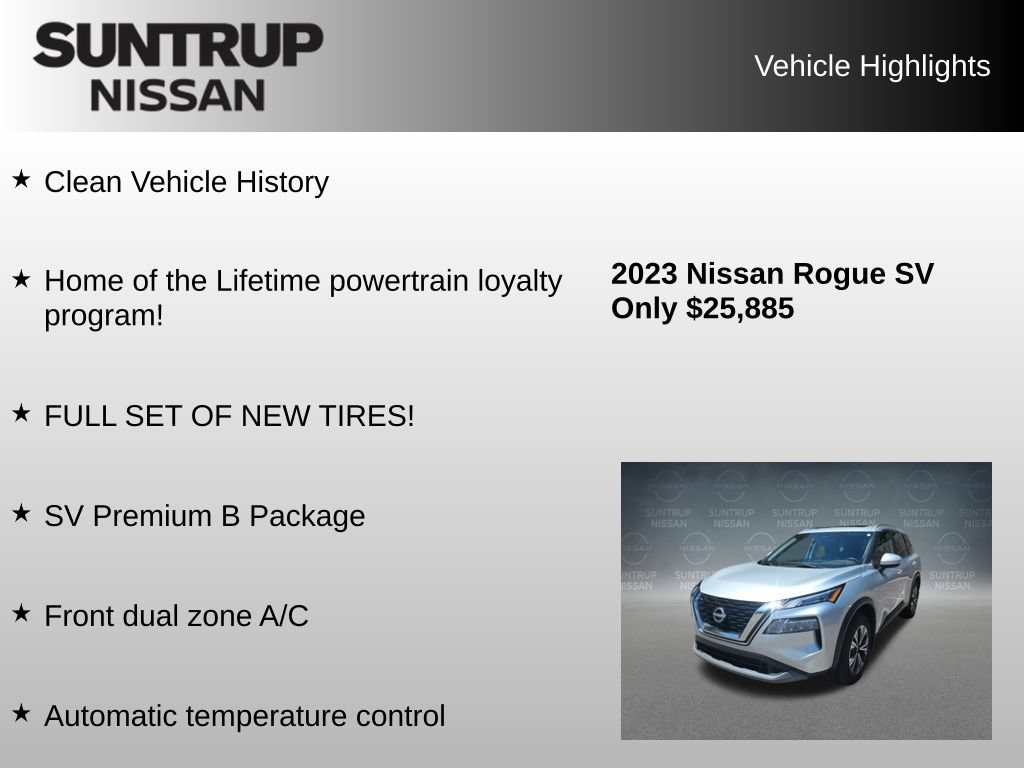 Used 2023 Nissan Rogue SV w/ SV Premium B Package AWD/4WD image 8