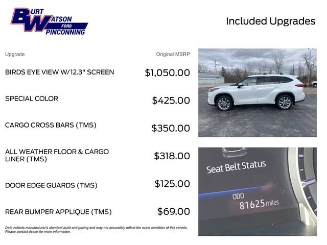 Used 2022 Toyota Highlander Limited image 3