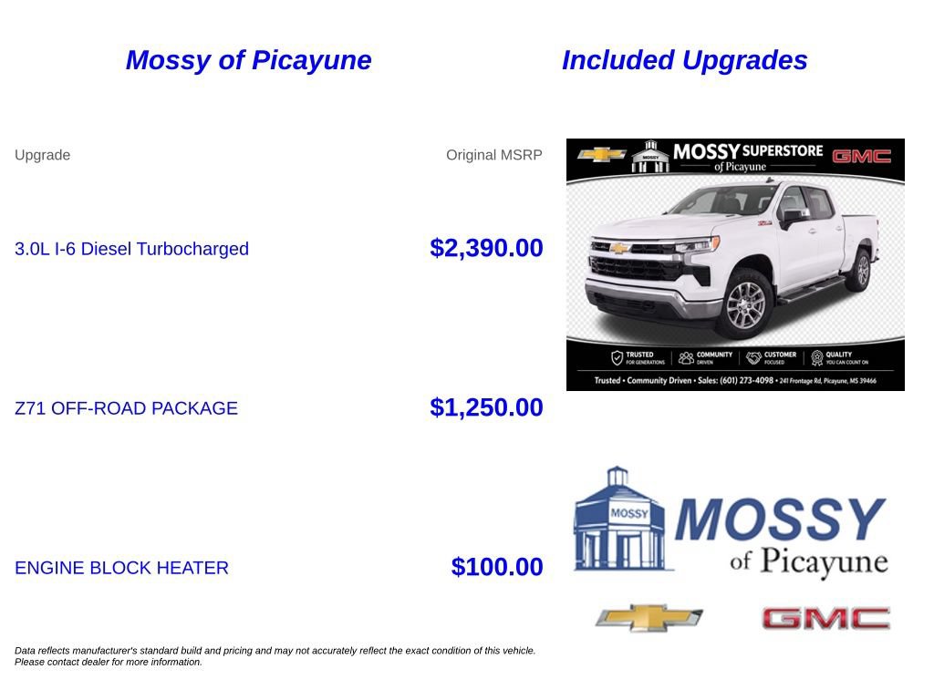 Used 2024 Chevrolet Silverado 1500 LT w/ Z71 Off-Road Package AWD/4WD image 7