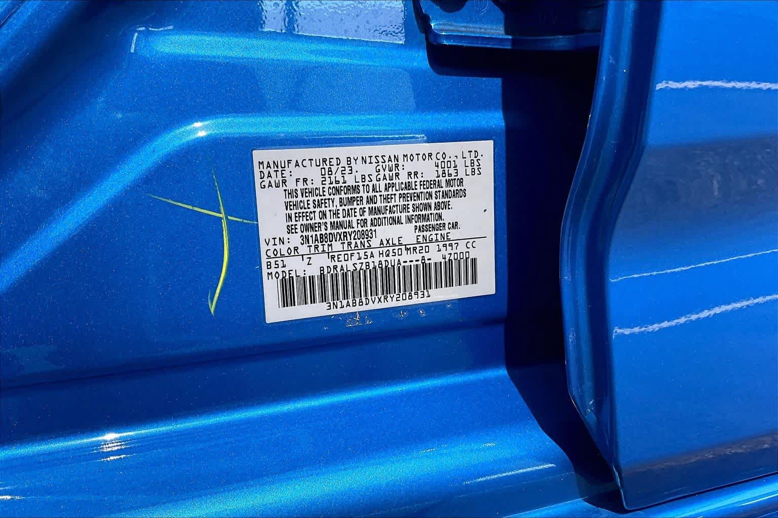 Certified 2024 Nissan Sentra SR w/ SR Premium Package FWD image 34