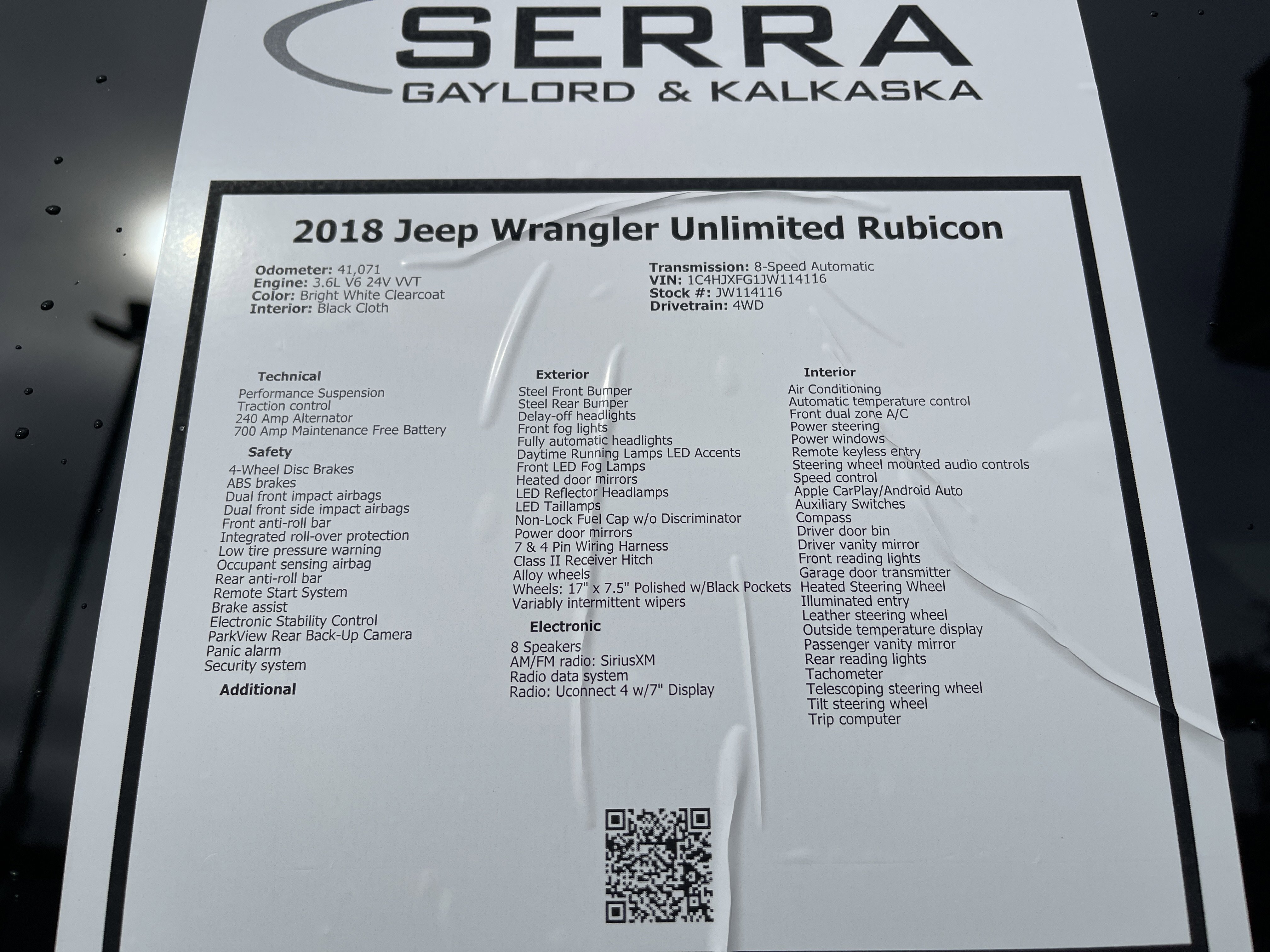 Used 2018 Jeep Wrangler Unlimited Rubicon w/ Steel Bumper Group image 27