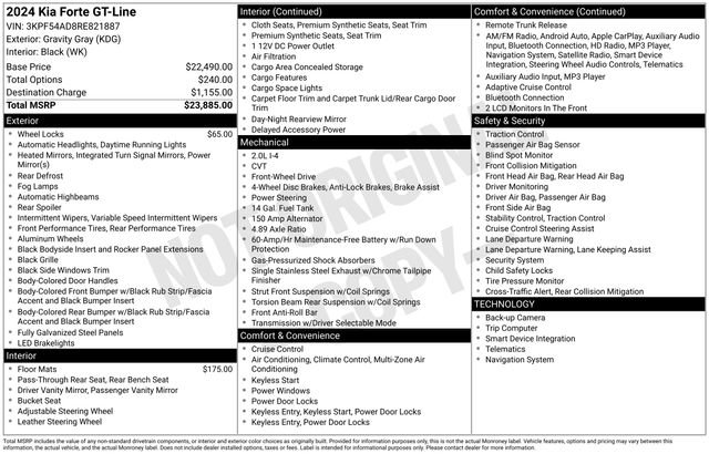 Used 2024 Kia Forte GT-Line image 17
