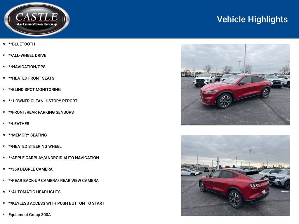 Used 2021 Ford Mustang Mach-E Premium image 3