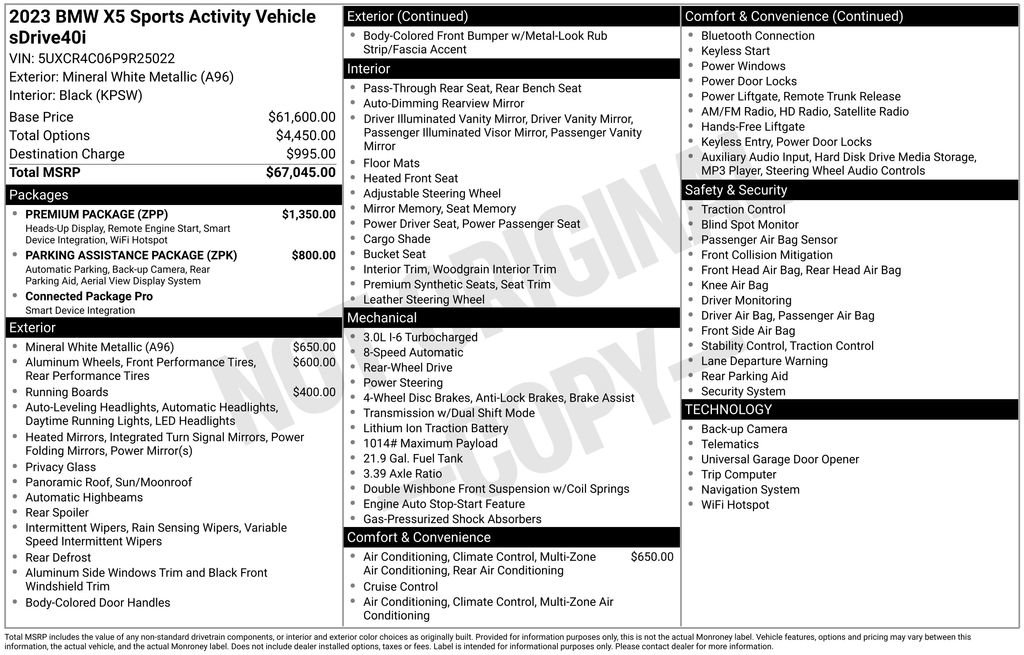 Used 2023 BMW X5 sDrive40i image 3
