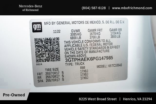 Used 2023 GMC Sierra 1500 Pro w/ Convenience Package image 35