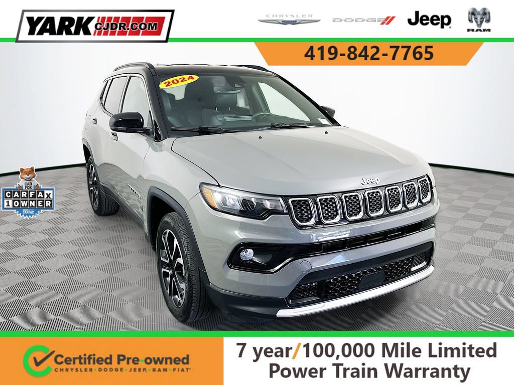 Certified 2024 Jeep Compass Limited AWD/4WD image 1