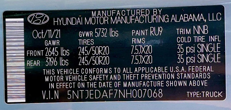 Used 2022 Hyundai Santa Cruz Limited AWD/4WD image 30