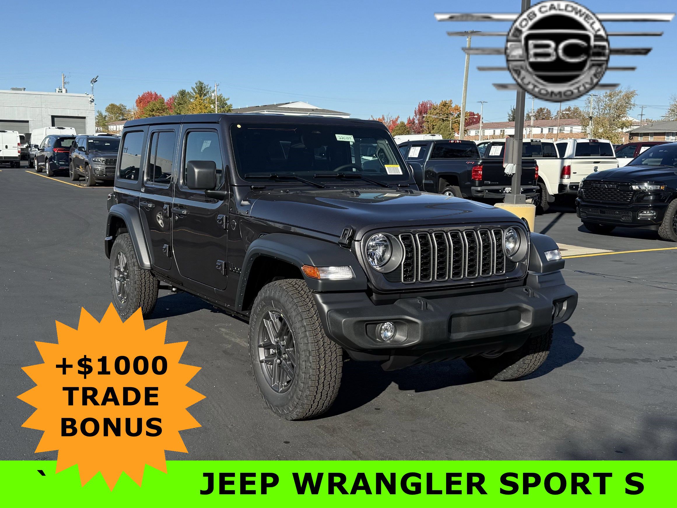 New 2026 Jeep Wrangler Sport S
