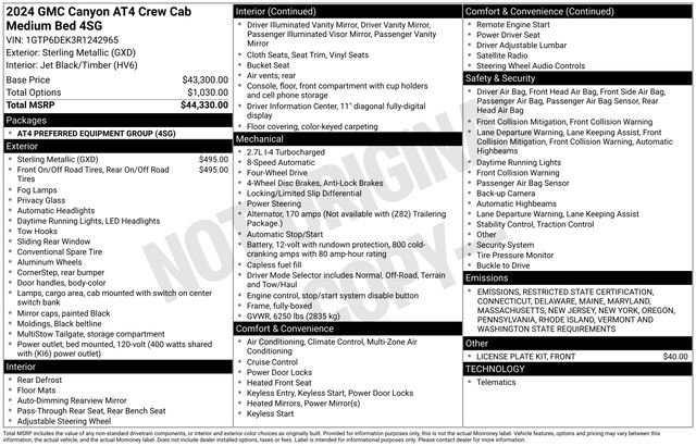 Used 2024 GMC Canyon AT4 image 20