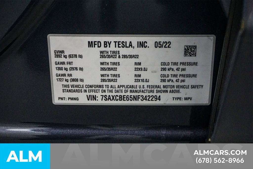 Used 2022 Tesla Model X Plaid image 50