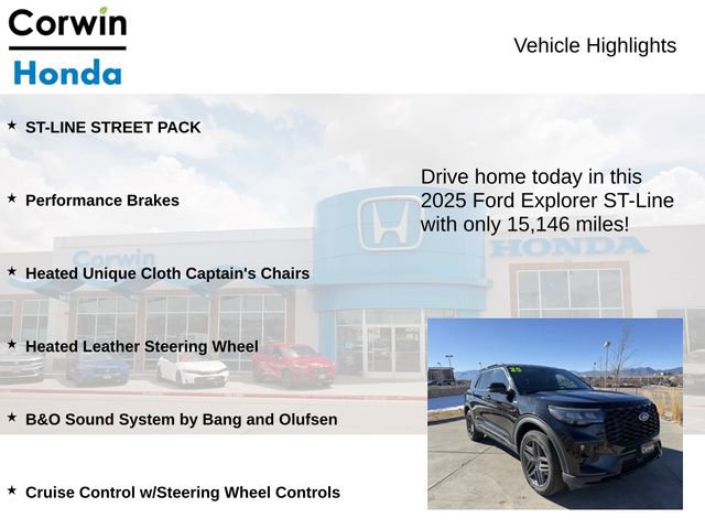 Used 2025 Ford Explorer ST-Line w/ ST-Line Street Pack image 6