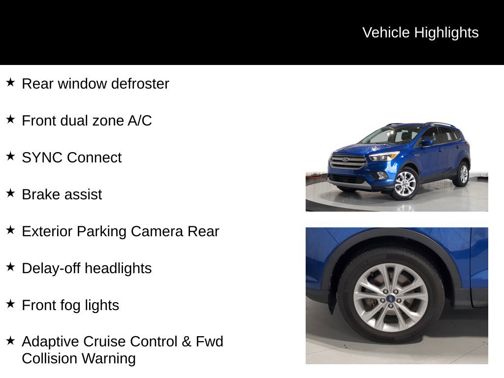 Used 2018 Ford Escape SE w/ Ford Safe & Smart Package FWD image 19
