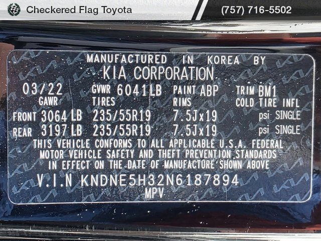 Used 2022 Kia Carnival SX w/ Paint Protection Package image 22