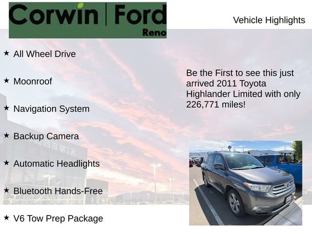 Used 2011 Toyota Highlander Limited w/ Tow Pkg AWD/4WD image 4
