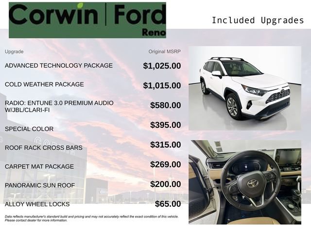 Used 2019 Toyota RAV4 Limited w/ Advanced Technology Package AWD/4WD image 3