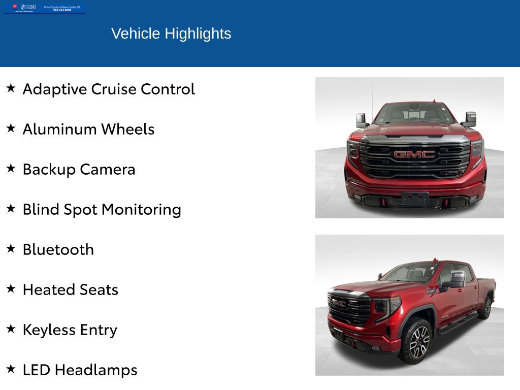 Used 2023 GMC Sierra 1500 AT4 w/ Technology Package AWD/4WD image 2