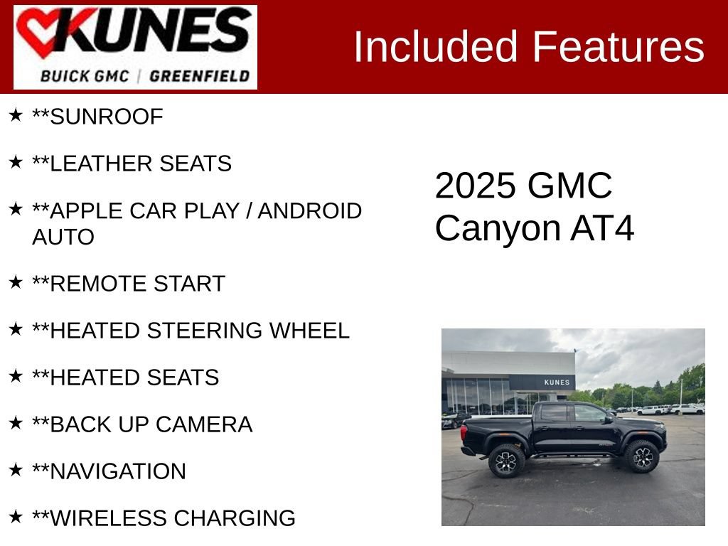 Used 2025 GMC Canyon AT4 w/ AT4X Package AWD/4WD image 2