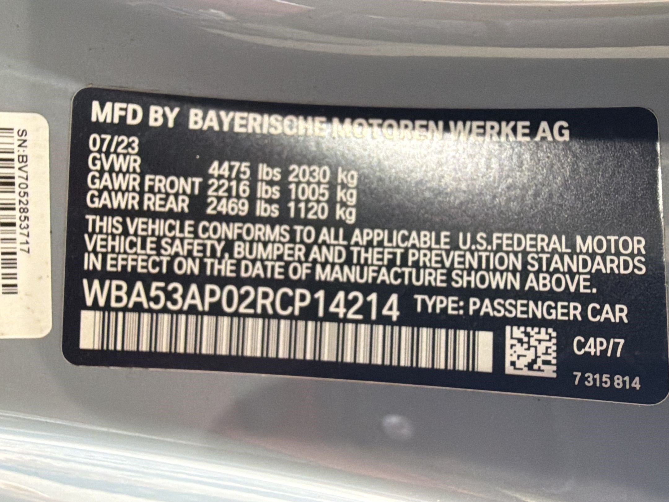 Certified 2024 BMW 430i Coupe w/ M Sport Package RWD image 11