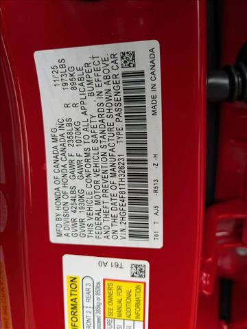 New 2026 Honda Civic Sport Touring image 18