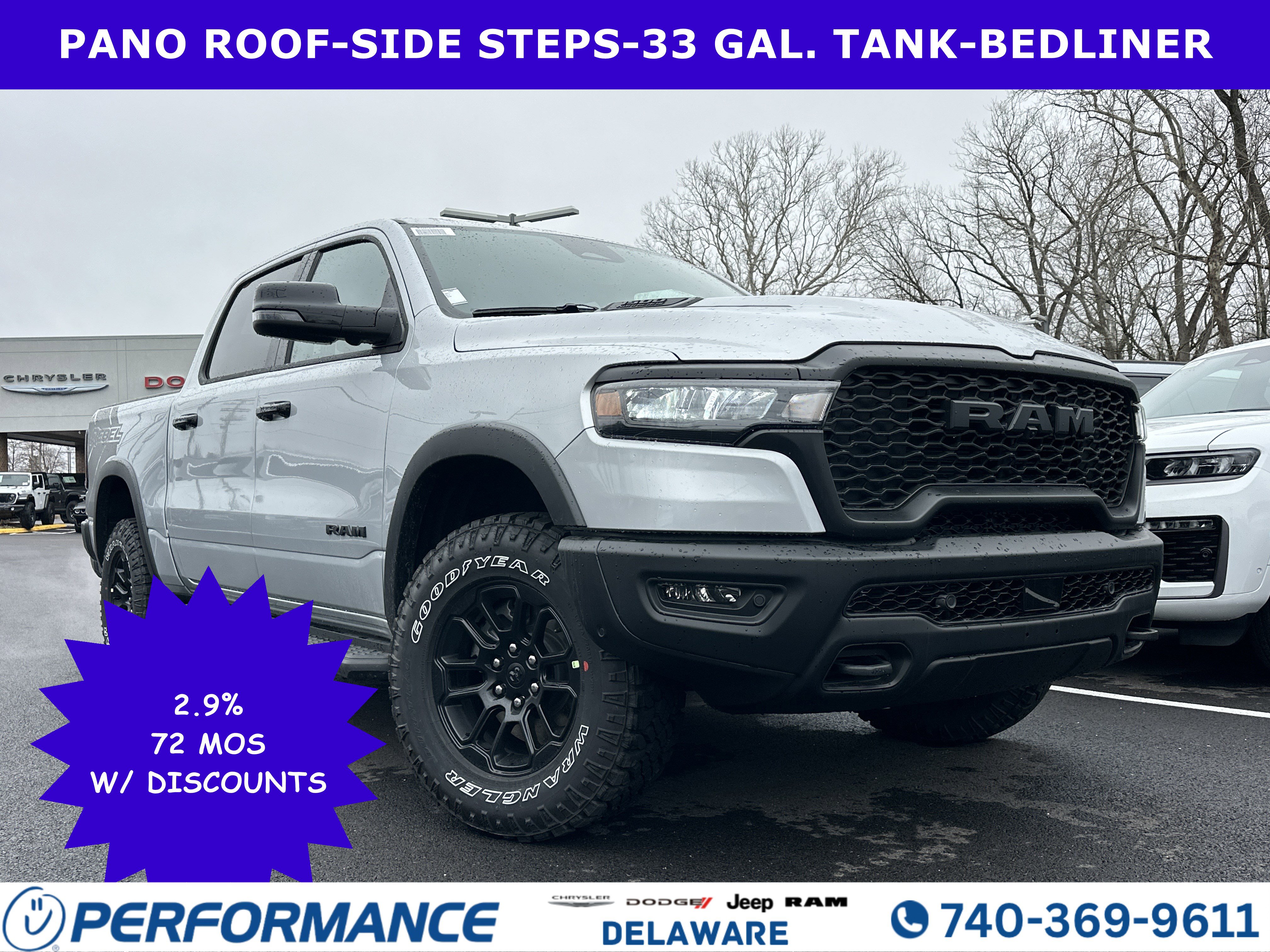 New 2026 RAM 1500 Rebel w/ Rebel Level 2 Equipment Group AWD/4WD image 1