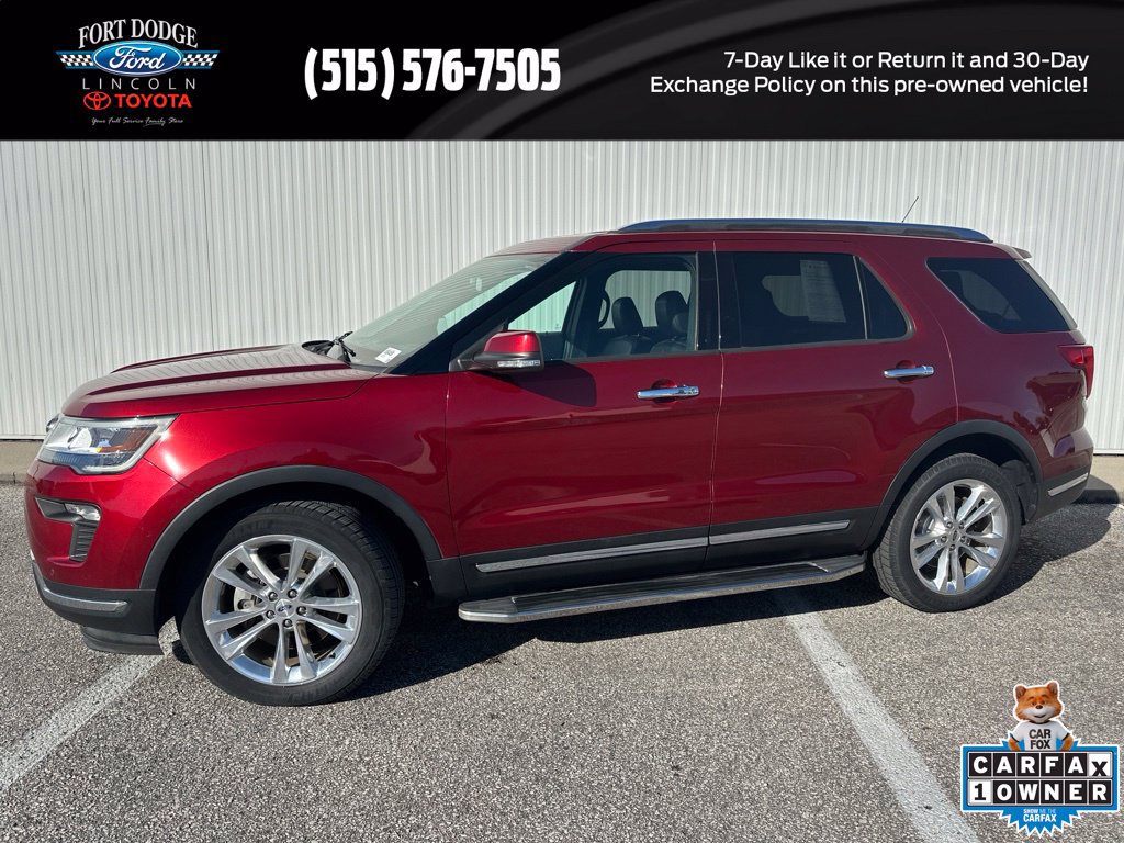 Used 2018 Ford Explorer Limited w/ Ford Safe & Smart Package