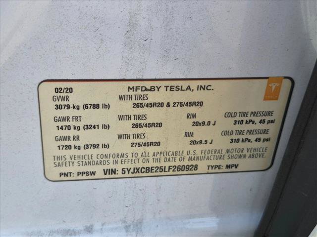 Used 2020 Tesla Model X Long Range AWD/4WD image 24
