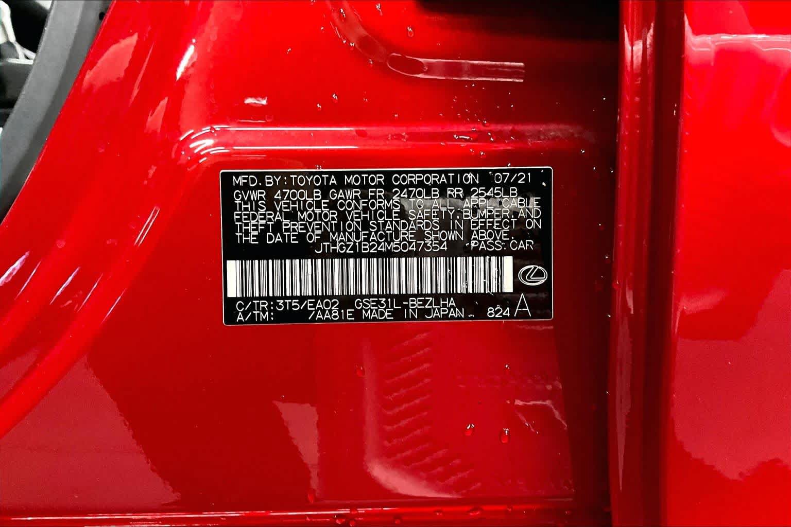 Used 2021 Lexus IS 350 F Sport w/ Accessory Package RWD image 36