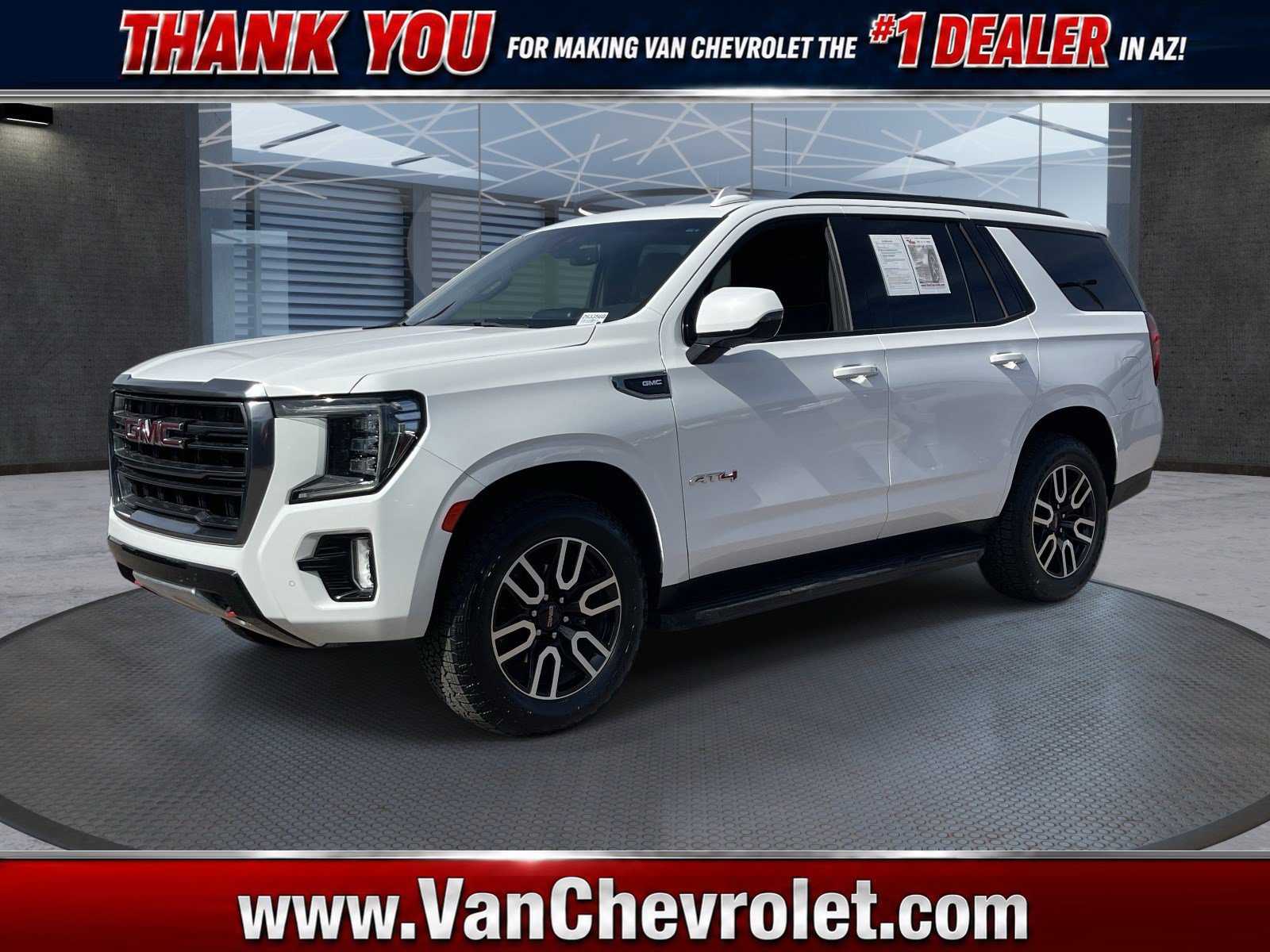 Certified 2021 GMC Yukon AT4 w/ Rear Media and Nav Package AWD/4WD image 1