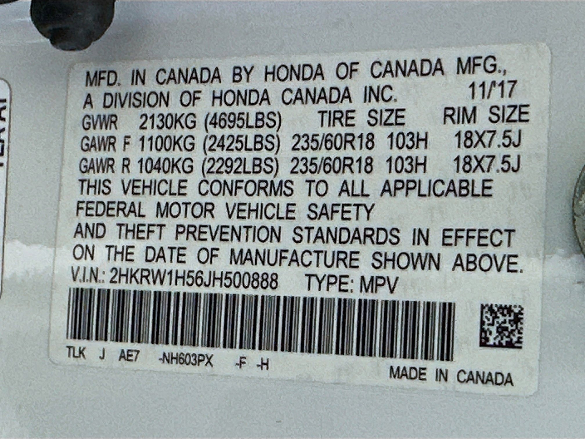 Used 2018 Honda CR-V EX image 12