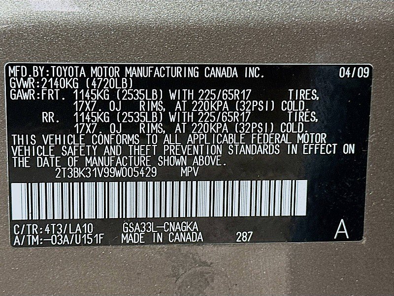 Used 2009 Toyota RAV4 Limited image 31
