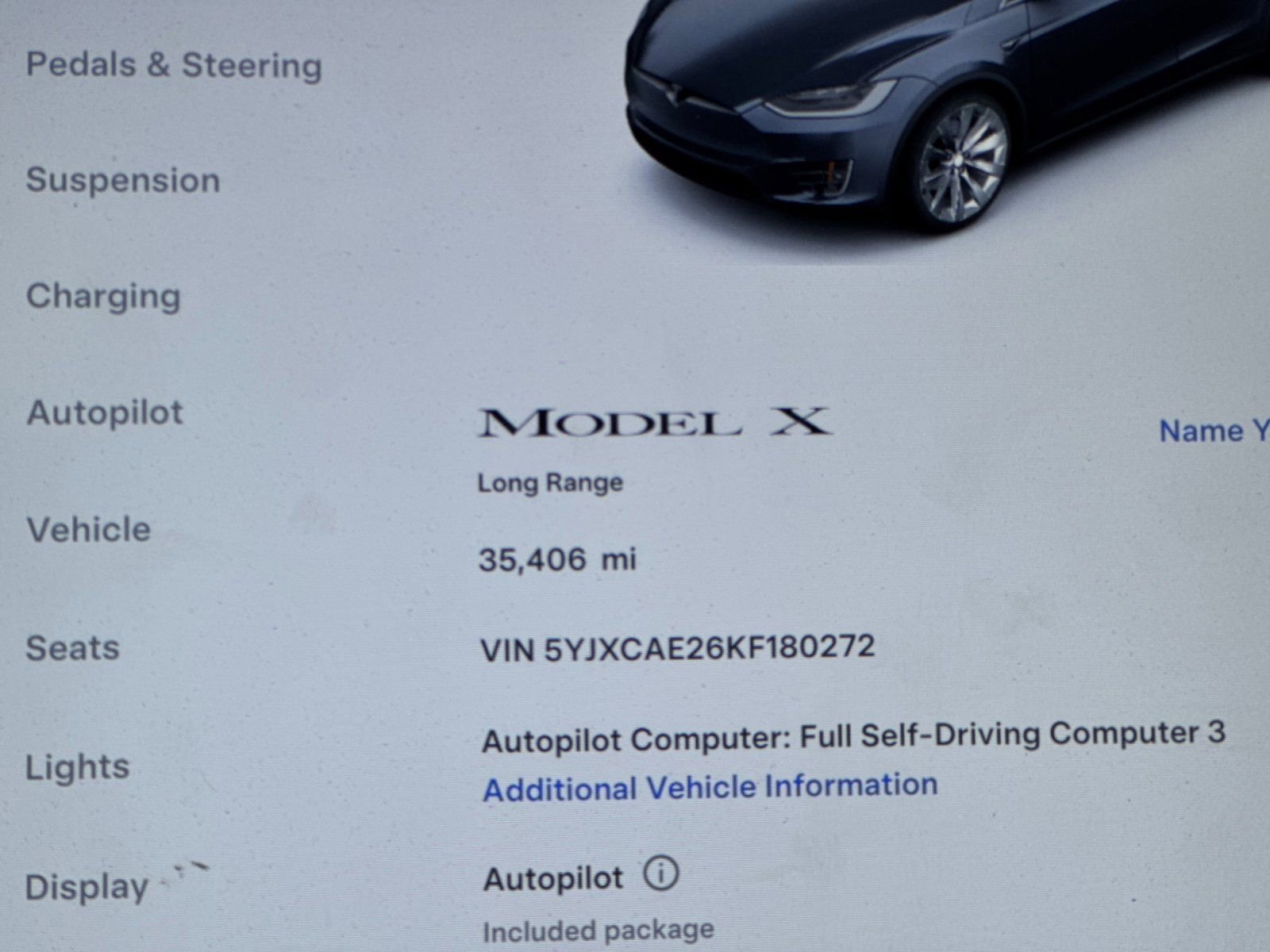 Used 2019 Tesla Model X Long Range AWD/4WD image 27