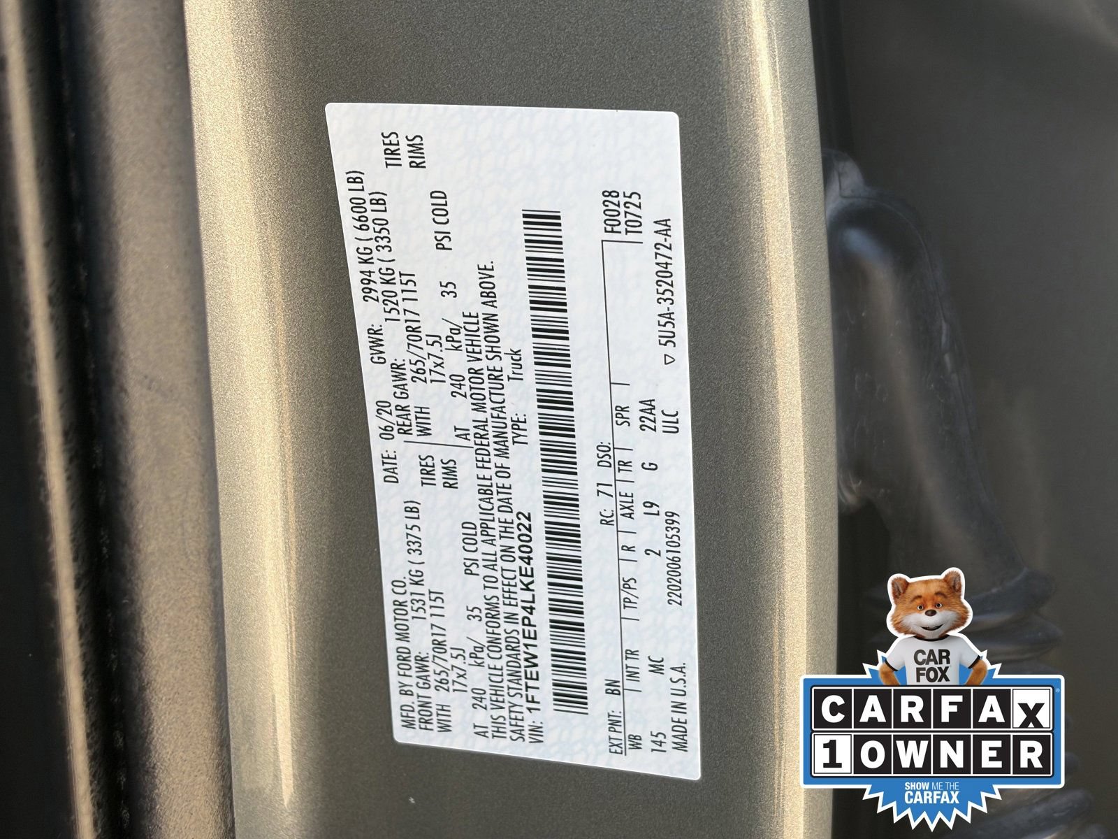 Used 2020 Ford F150 XLT w/ Equipment Group 301A Mid AWD/4WD image 35