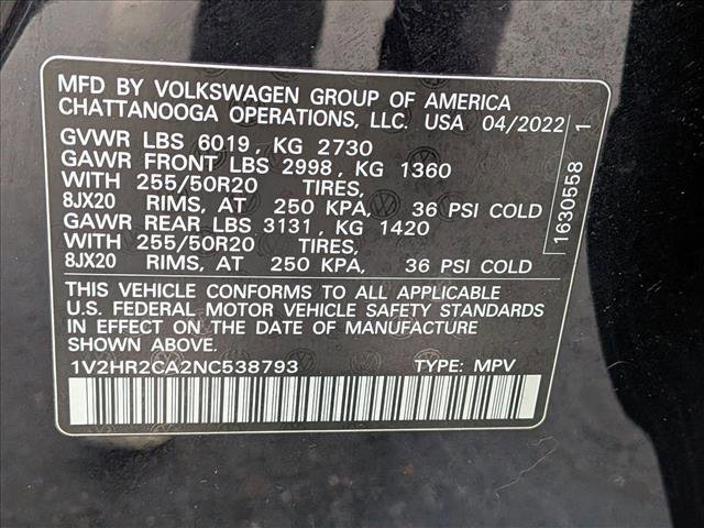 Used 2022 Volkswagen Atlas SE image 22