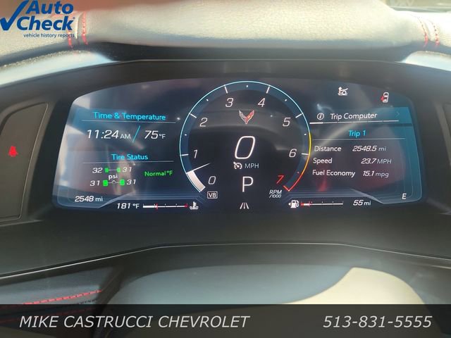 Used 2024 Chevrolet Corvette Stingray Preferred Conv w/ Z51 Performance Package RWD image 15