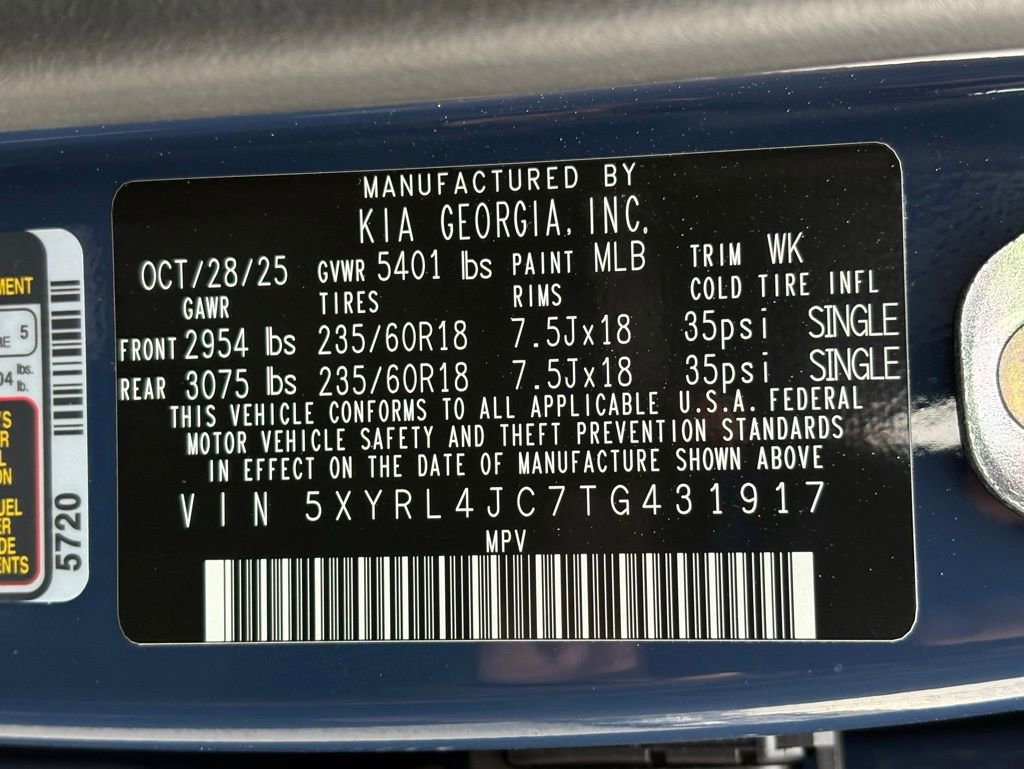 New 2026 Kia Sorento S w/ S Panoramic Sunroof Package FWD image 35