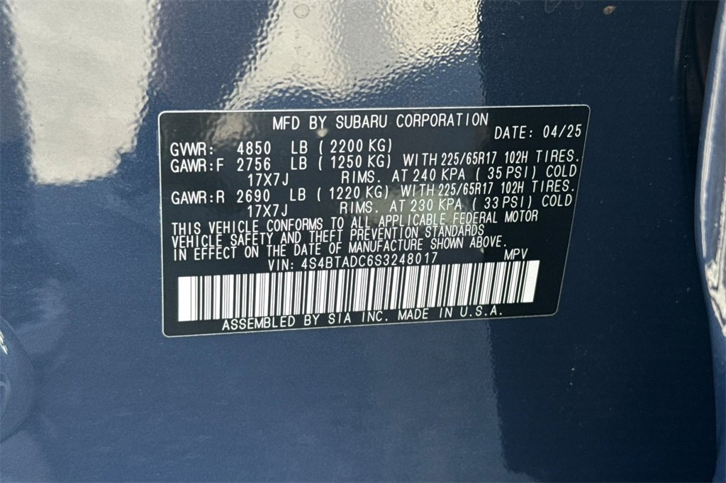 Used 2025 Subaru Outback Premium w/ Popular Package #1A image 29