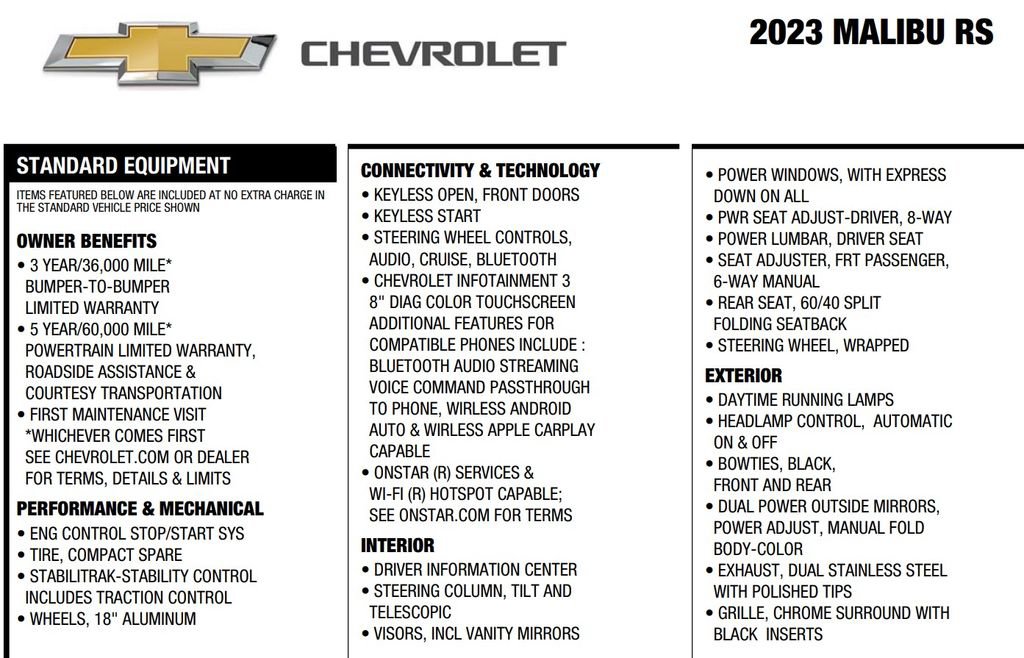 Used 2023 Chevrolet Malibu RS FWD image 16