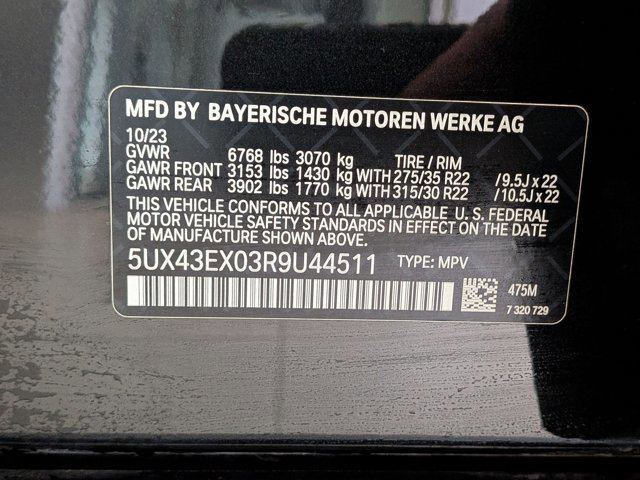 Used 2024 BMW X6 M60i w/ Executive Package image 21