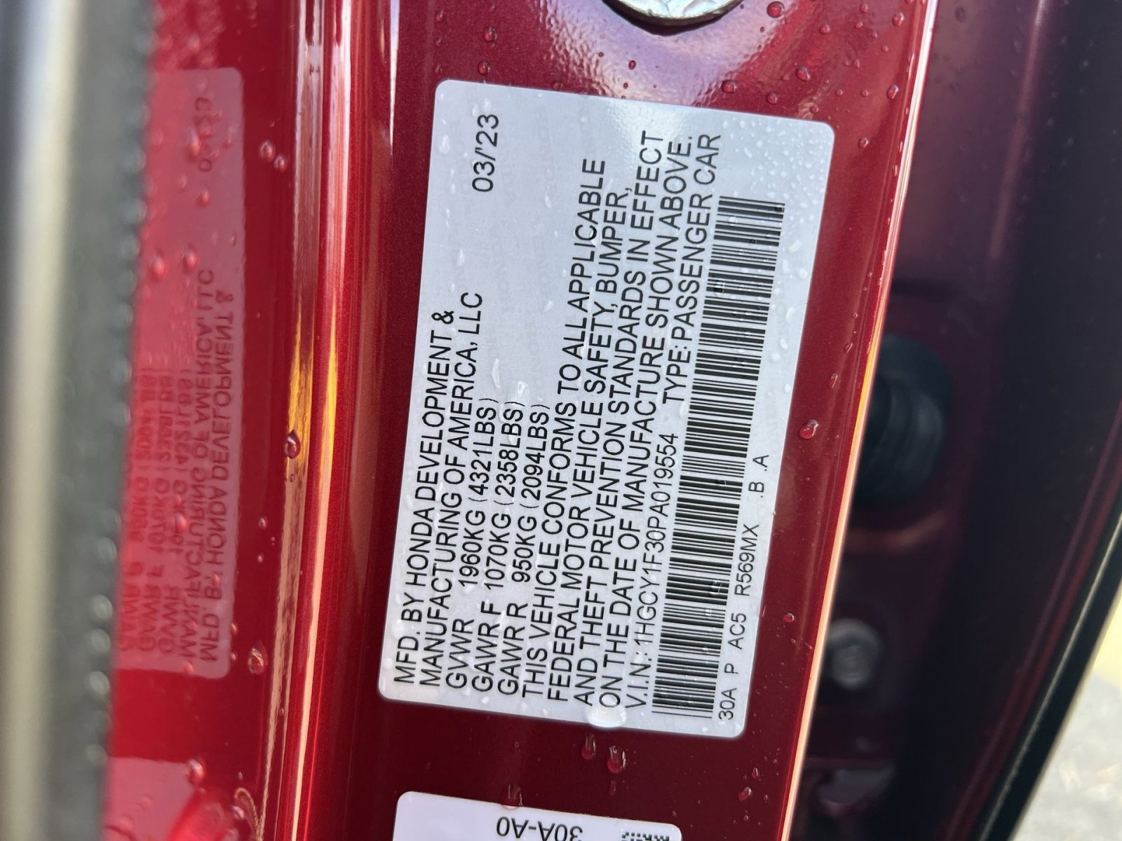 Used 2023 Honda Accord EX image 29