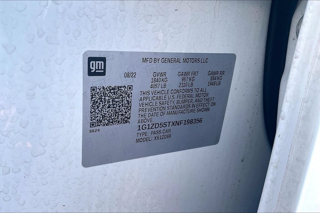 Used 2022 Chevrolet Malibu LT w/ Leather Package FWD image 19