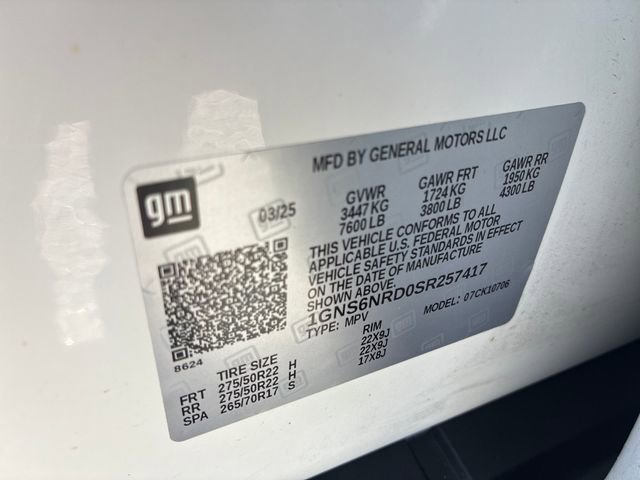 Used 2025 Chevrolet Tahoe LT w/ Advanced Technology Package AWD/4WD image 30