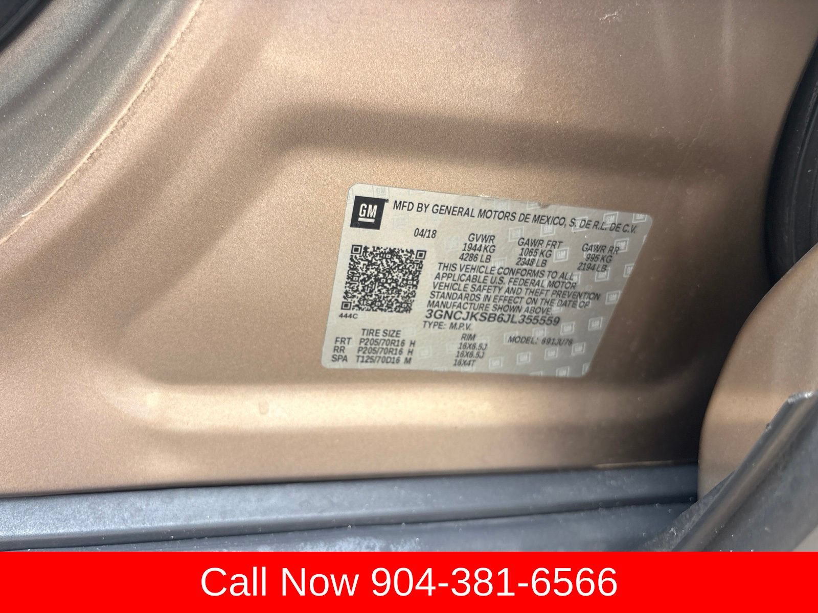 Used 2018 Chevrolet Trax LS w/ LPO, Cargo Package FWD image 13