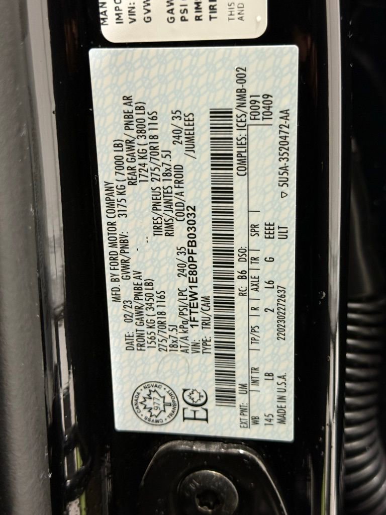 Used 2023 Ford F150 Tremor image 45