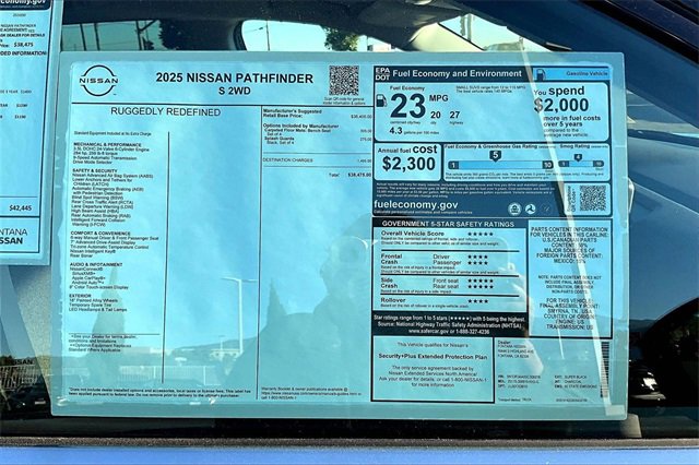 New 2025 Nissan Pathfinder S image 13
