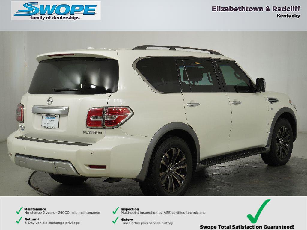 Used 2017 Nissan Armada Platinum w/ Captain Seat Package image 4