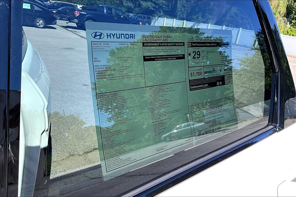 New 2026 Hyundai Palisade Calligraphy AWD/4WD image 16