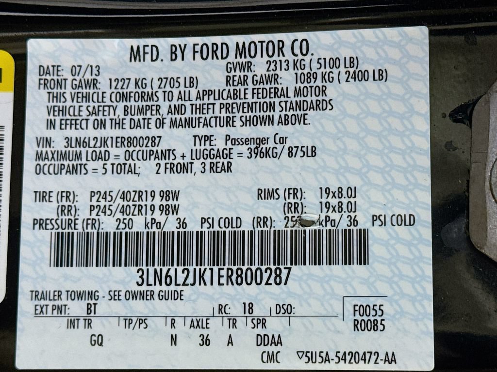 Used 2014 Lincoln MKZ AWD w/ Equipment Group 102A Reserve image 39