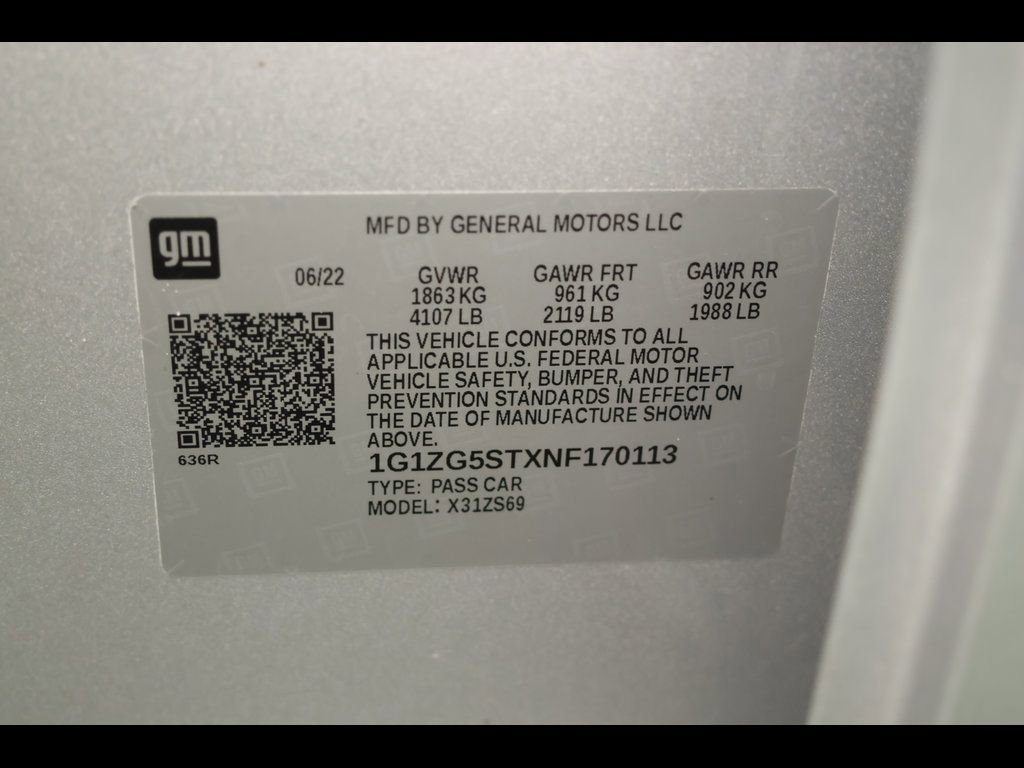 Used 2022 Chevrolet Malibu RS FWD image 29
