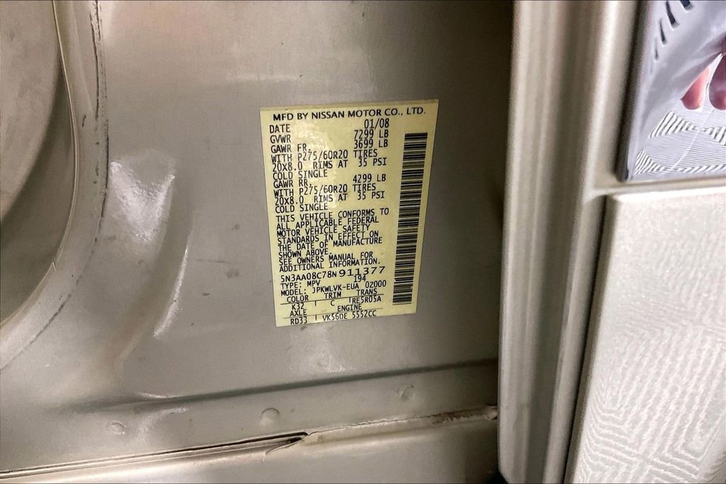 Used 2008 INFINITI QX56 4WD image 43