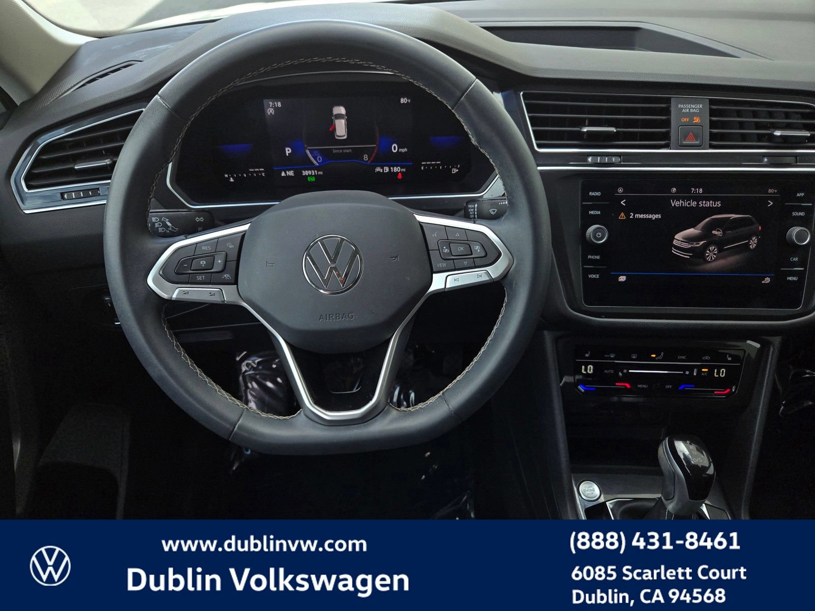 Certified 2023 Volkswagen Tiguan SE FWD image 14